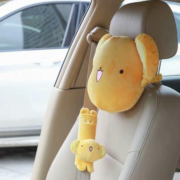 Kawaii Cartoon Headrest And Shoulder Pad