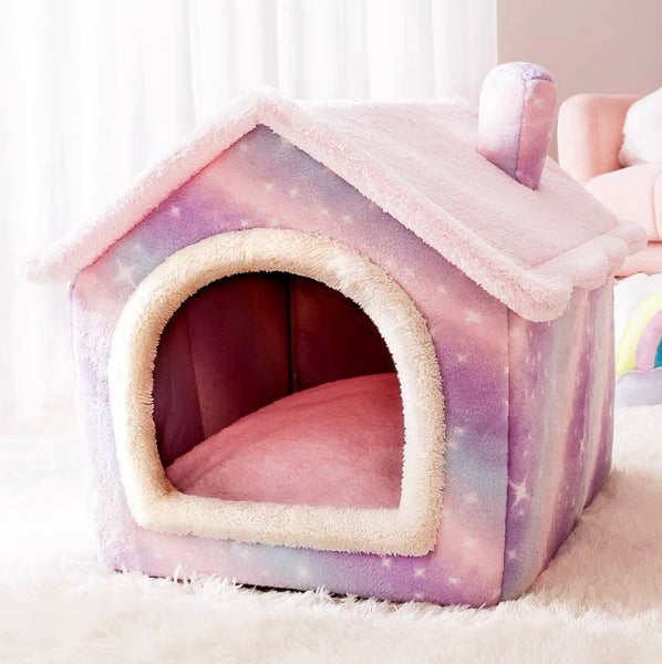 Pastel House Pet Nest