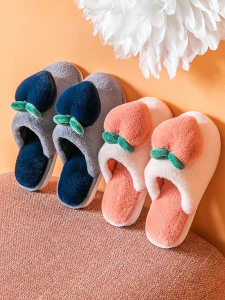 Sweet Peach Slippers