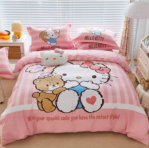 Cute Kitty Bedding Set