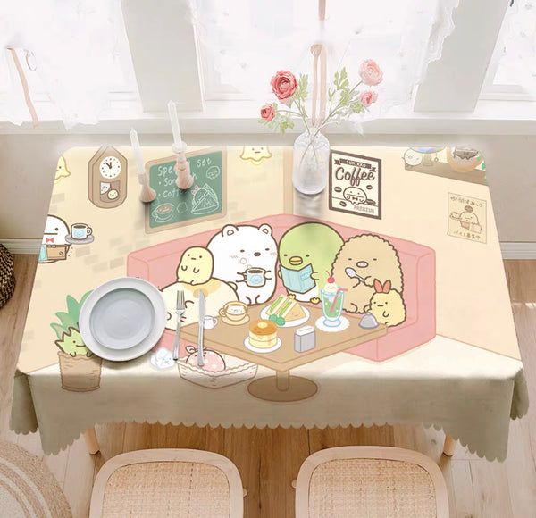 Funny Sumikko Gurashi Tablecloth