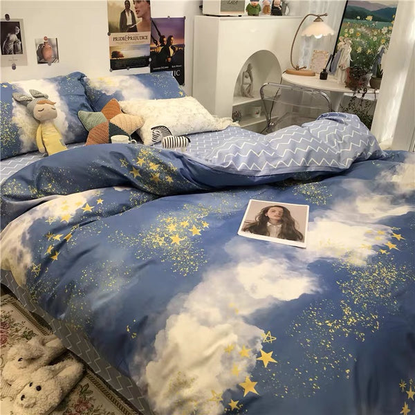 Cute Stars Bedding Set