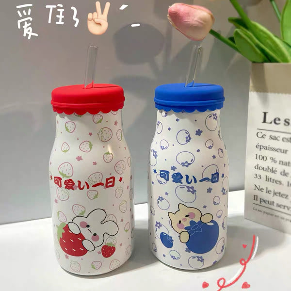 Funny Milk Bottle Cup
