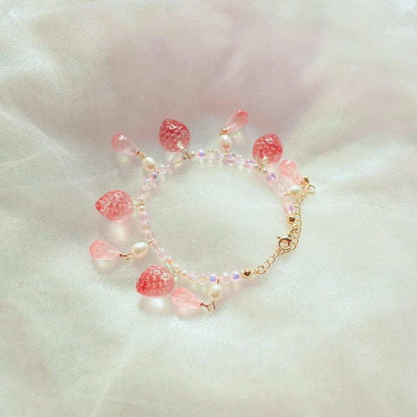 Cute Strawberry Bracelet