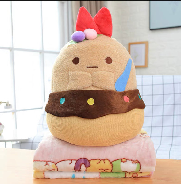 Kawaii Anime Pillow & Blanket