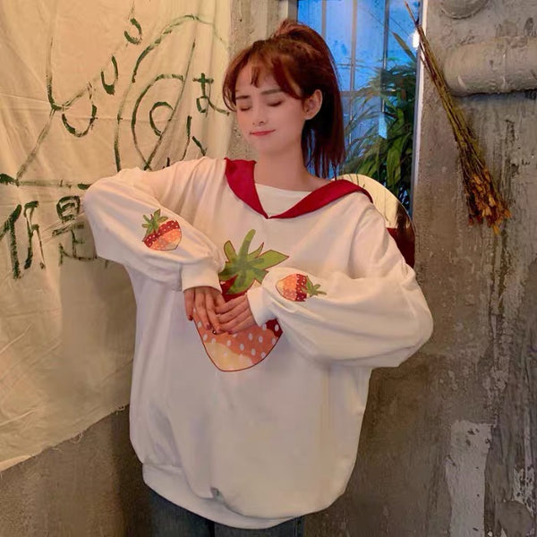 Cute Strawberry Hoody