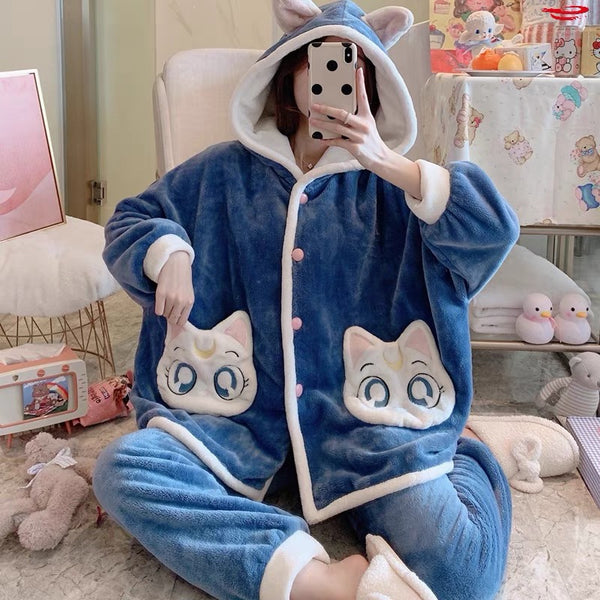 Moon Cat Pajamas