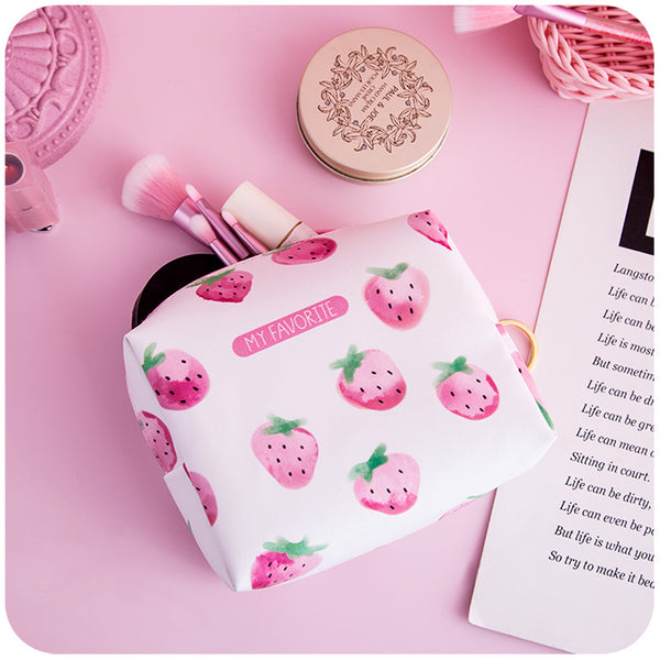 Strawberry Cosmetic Bag