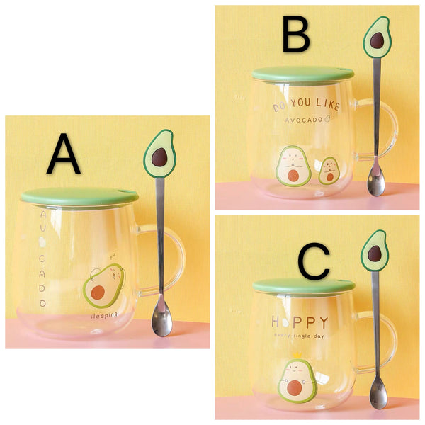 Kawaii Avocado Cup