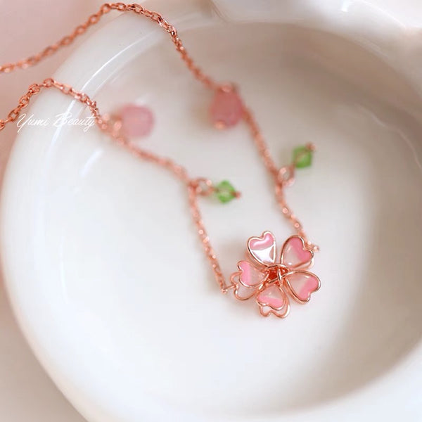 Cute Sakura Necklace
