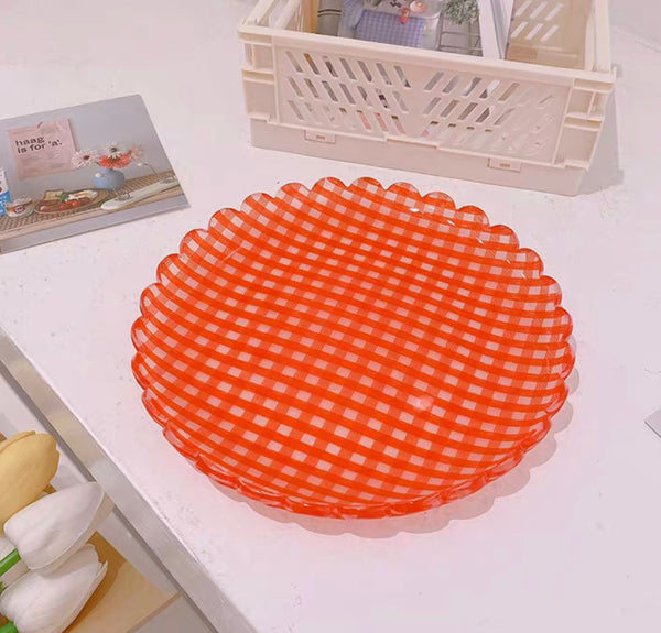 Cute Plaid Plates