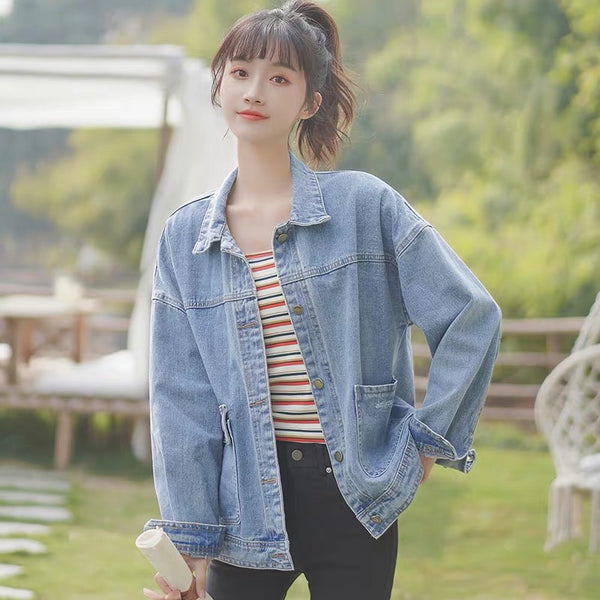 Cute Style Jean Coat