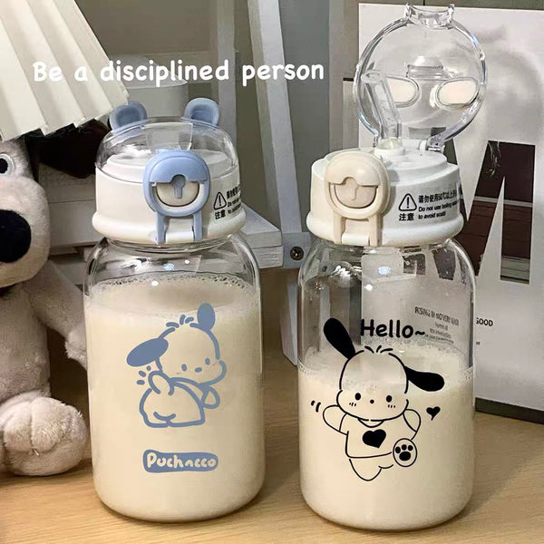 Cartoon Printed Drinking Bottle
