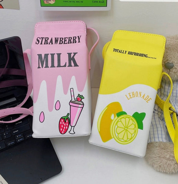 Milk Cartoon Bag
