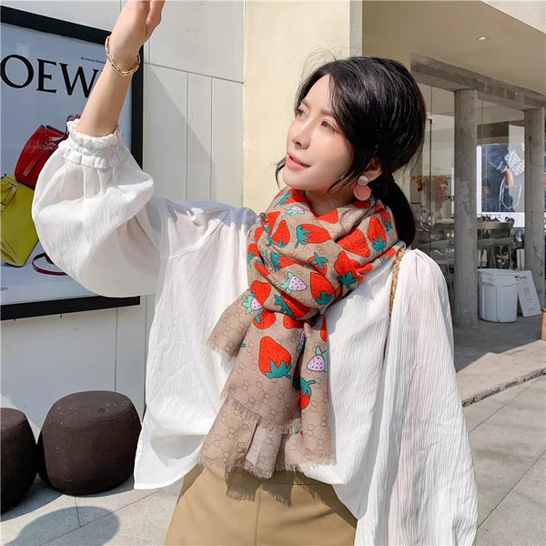 Cute Strawberry Scarf