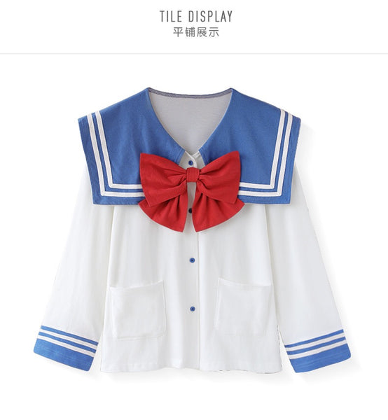 Sailor Bowknot Pajamas