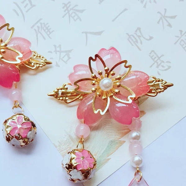 Cute Sakura Hair Clips