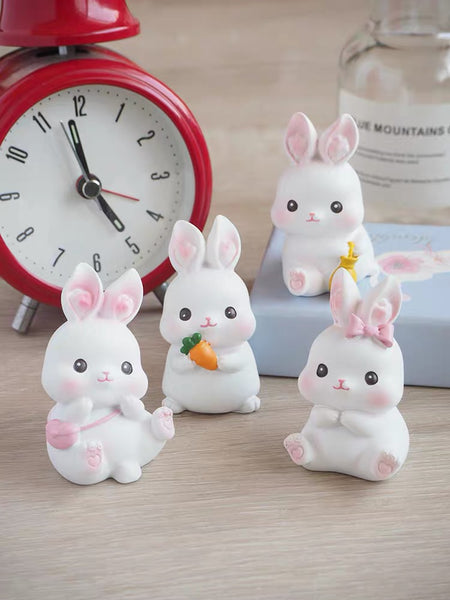 Kawaii Rabbit Dolls Set