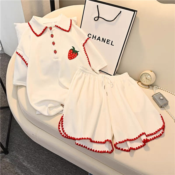 Cute Strawberry T-Shirt & Short