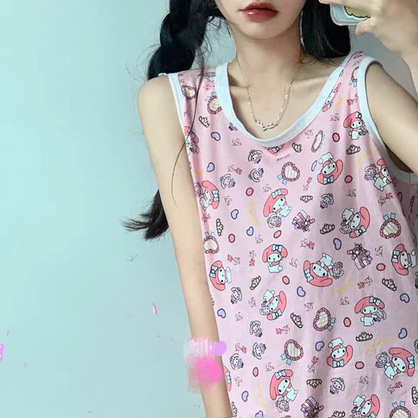 Cute Printed Nightdress