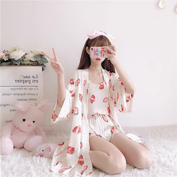 Cute Fruits Three Piece Suit