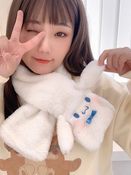 Cute Cinnamoroll Scarf & Gloves