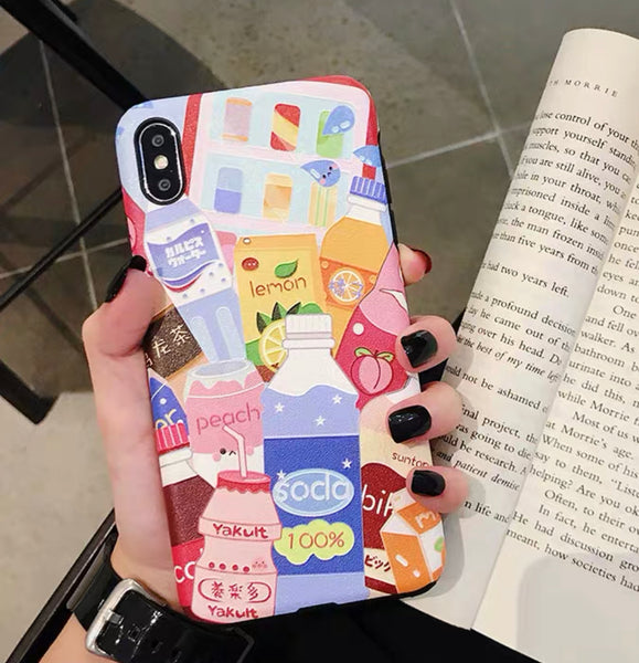 Drinks Phone Case For Iphone6/6s/6p/7/8/7/8plus/X/XS/XR/XSmax