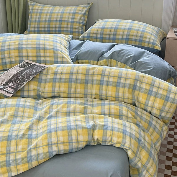 Harajuku Plaid Bedding Set