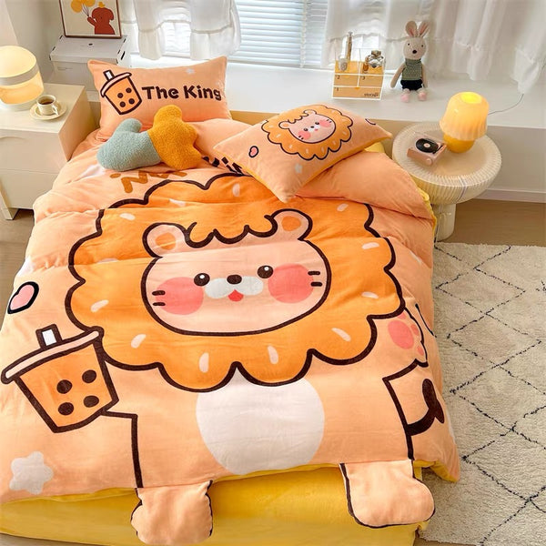 Kawaii Animal Bedding Set