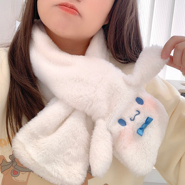 Cute Cinnamoroll Scarf & Gloves