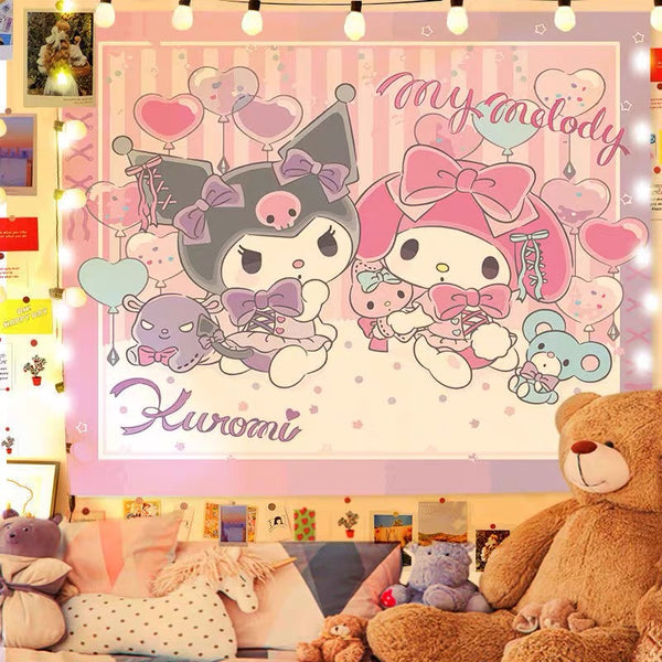 Cute Cartoon Bedside Cloth