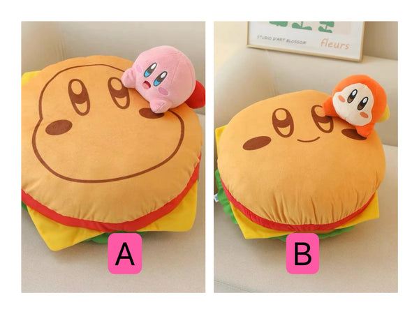 Cute Cartoon Hamburger Pillow