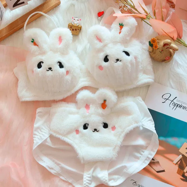 Kawaii Rabbit Underwear Set