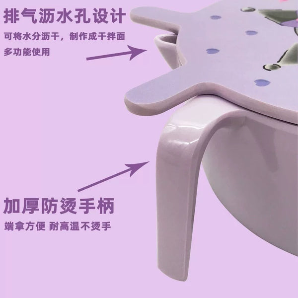 Cute Kuromi Bowl Set