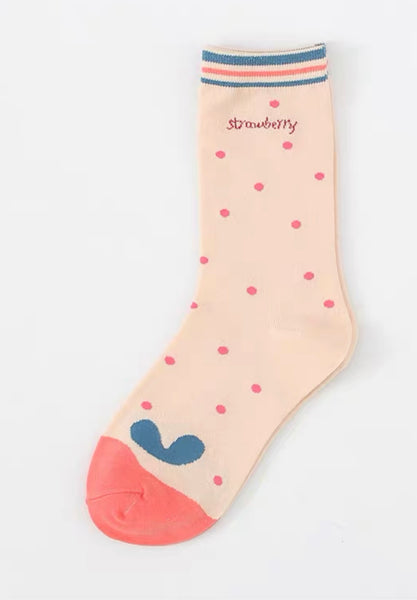 Kawaii Strawberries Socks