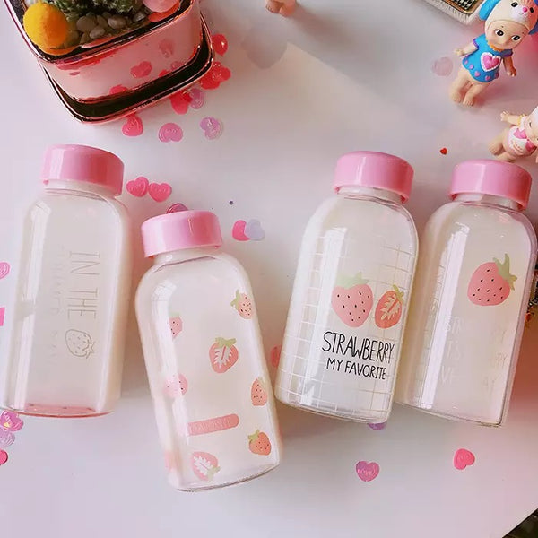 Cute Strawberry Drinking Bottle