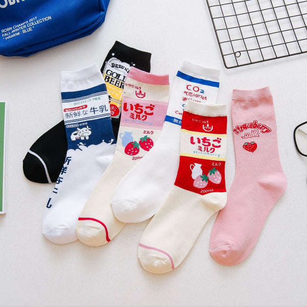 Sweet Printed Socks