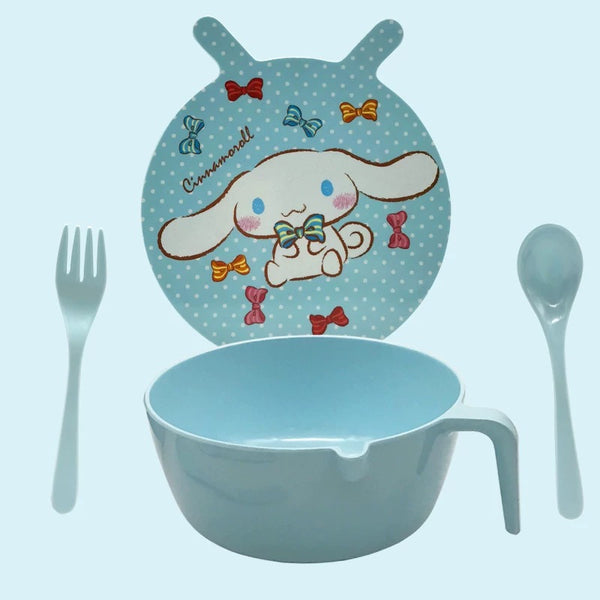 Cute Cinnamoroll Bowl Set