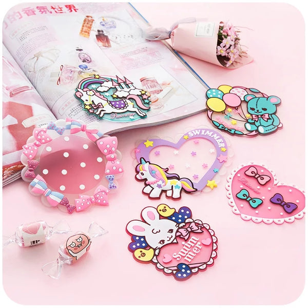 Kawaii  Cartoon Cup Mat