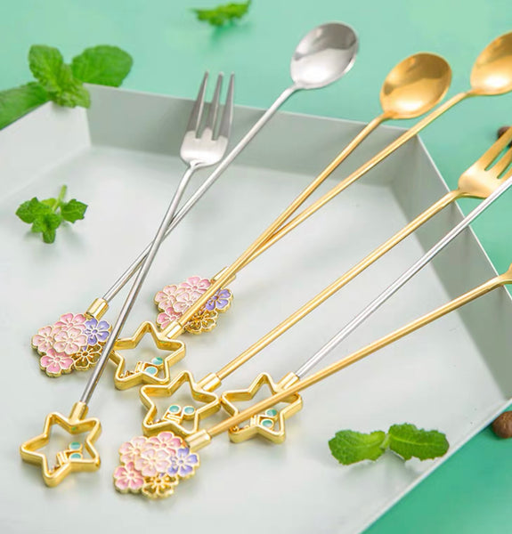Cute Spoon & Fork