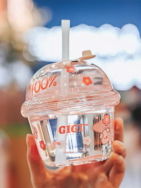 Cute Printed Drinking Bottle