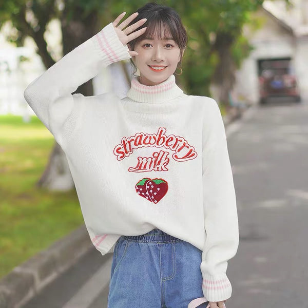 Cute Strawberry Sweater