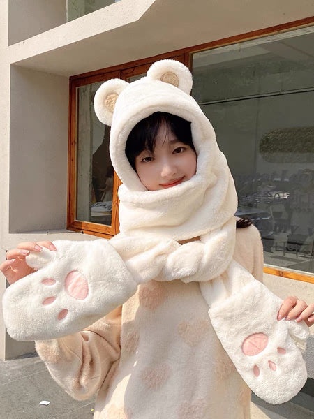 Kawaii Bear Scarf