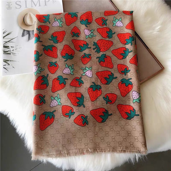 Cute Strawberry Scarf