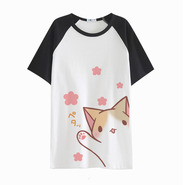 Kawaii Kitty Mew T-shirt