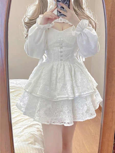 Cute Style Dress Suit