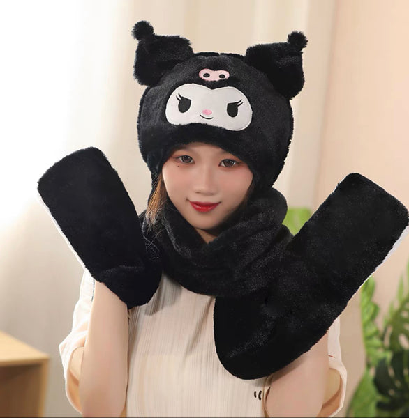 Kawaii Cartoon Scarf
