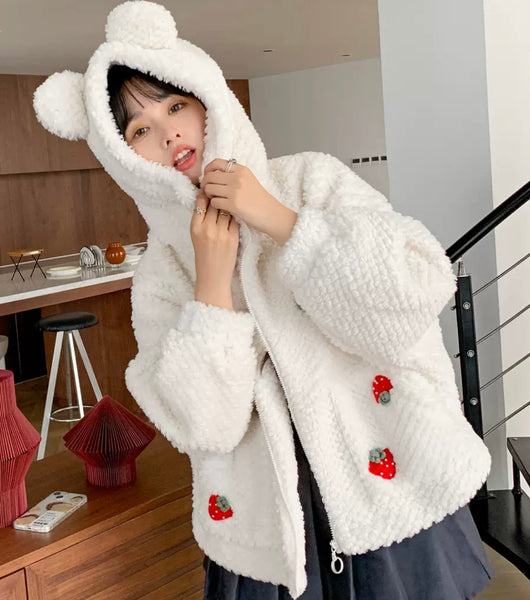 Cute Strawberry Coat