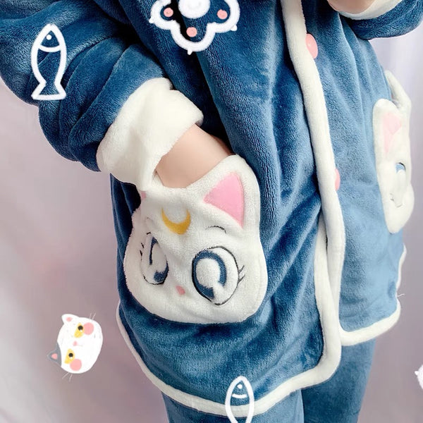 Moon Cat Pajamas
