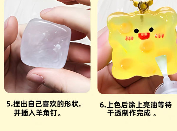 Cute Resin DIY Material Package